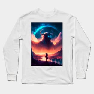 Cosmic Chaos: Magical Landscapes Long Sleeve T-Shirt